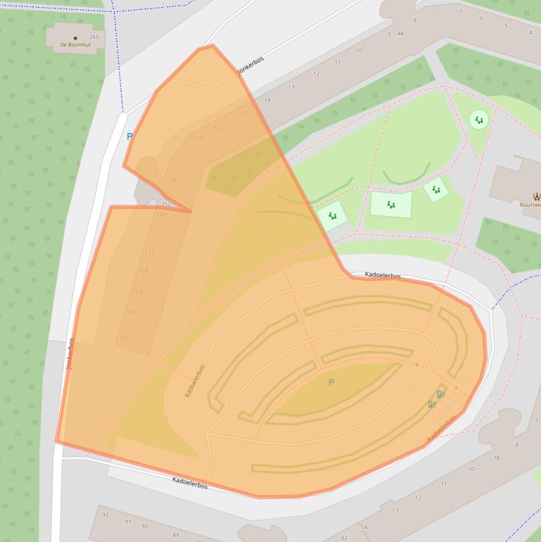 Kaart van postcodegebied 2715SR.