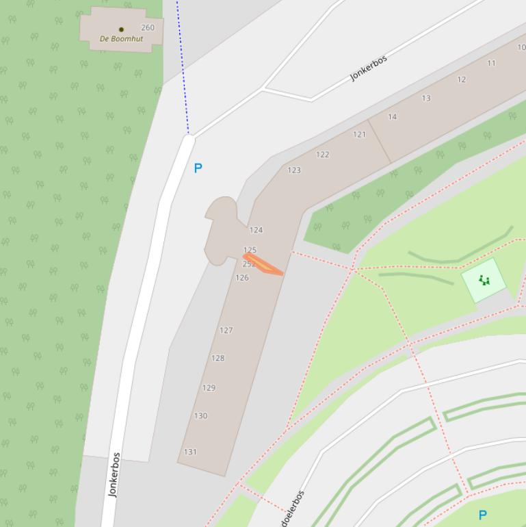 Kaart van postcodegebied 2715ST.