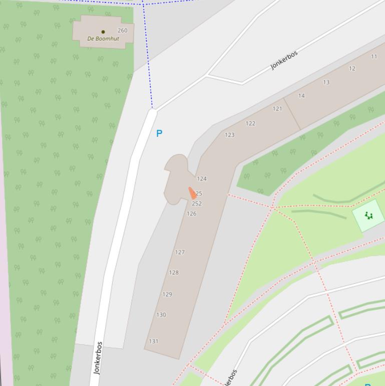 Kaart van postcodegebied 2715SV.