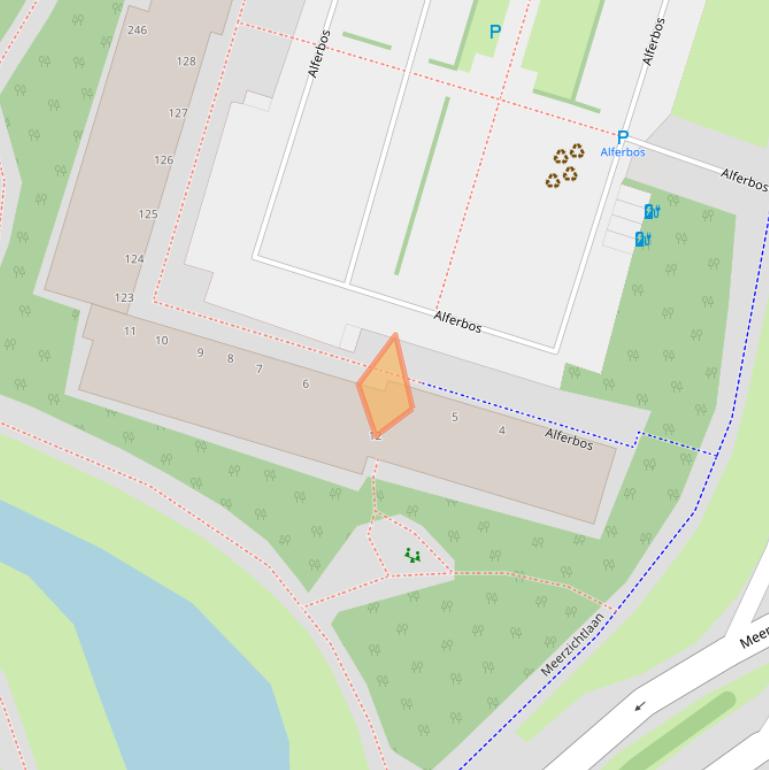 Kaart van postcodegebied 2715TD.