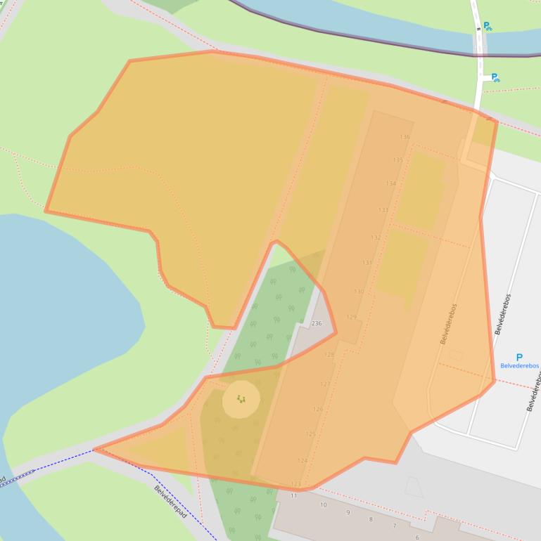 Kaart van postcodegebied 2715VH.