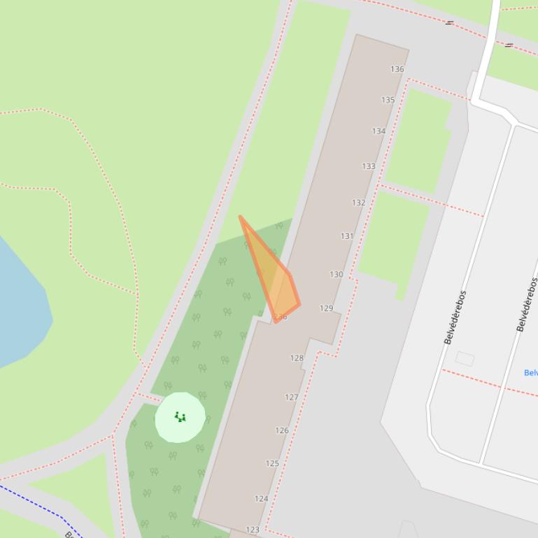 Kaart van postcodegebied 2715VL.