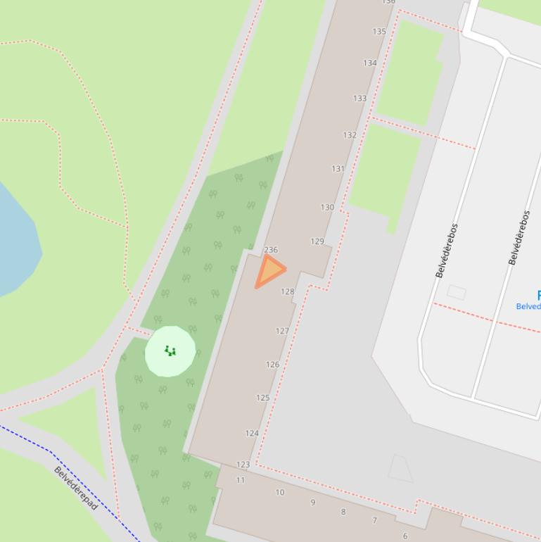 Kaart van postcodegebied 2715VN.