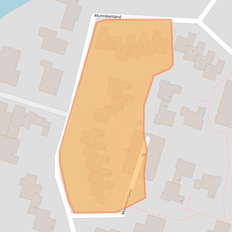 Kaart van postcodegebied 2716BW.