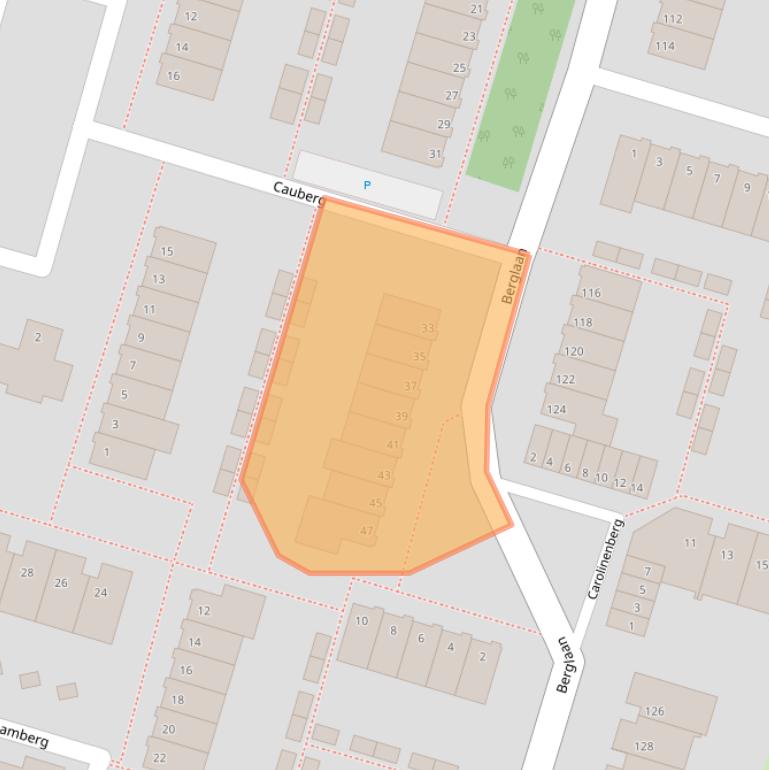 Kaart van postcodegebied 2716EB.