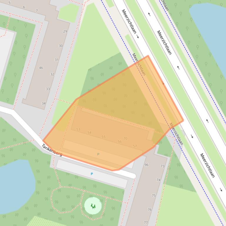 Kaart van postcodegebied 2716GR.