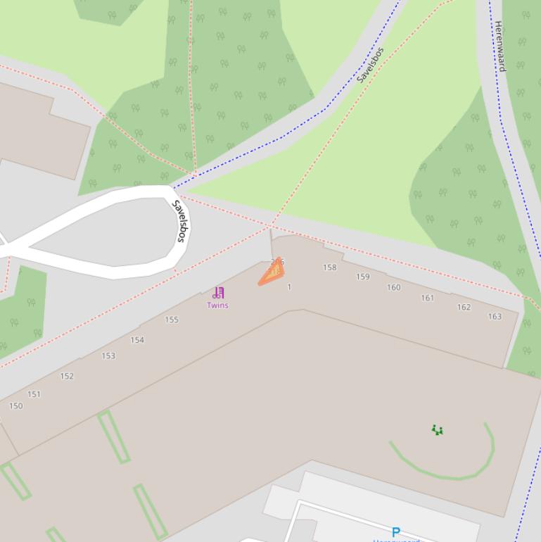 Kaart van postcodegebied 2716HM.