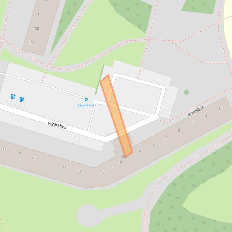 Kaart van postcodegebied 2716JC.