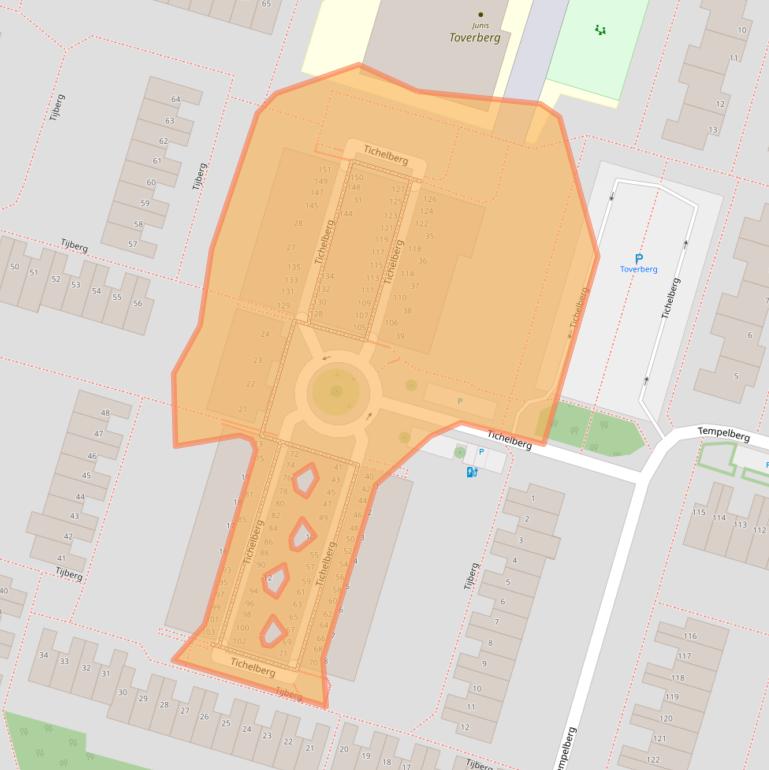 Kaart van postcodegebied 2716LM.