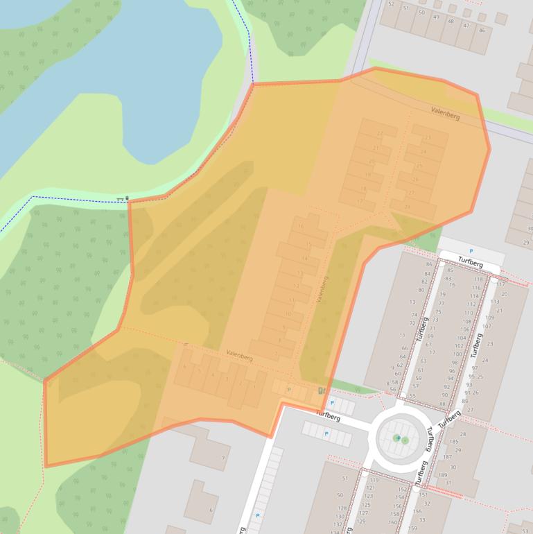 Kaart van postcodegebied 2716LN.