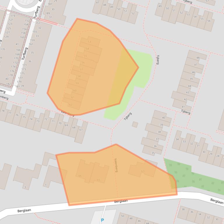 Kaart van postcodegebied 2716LR.