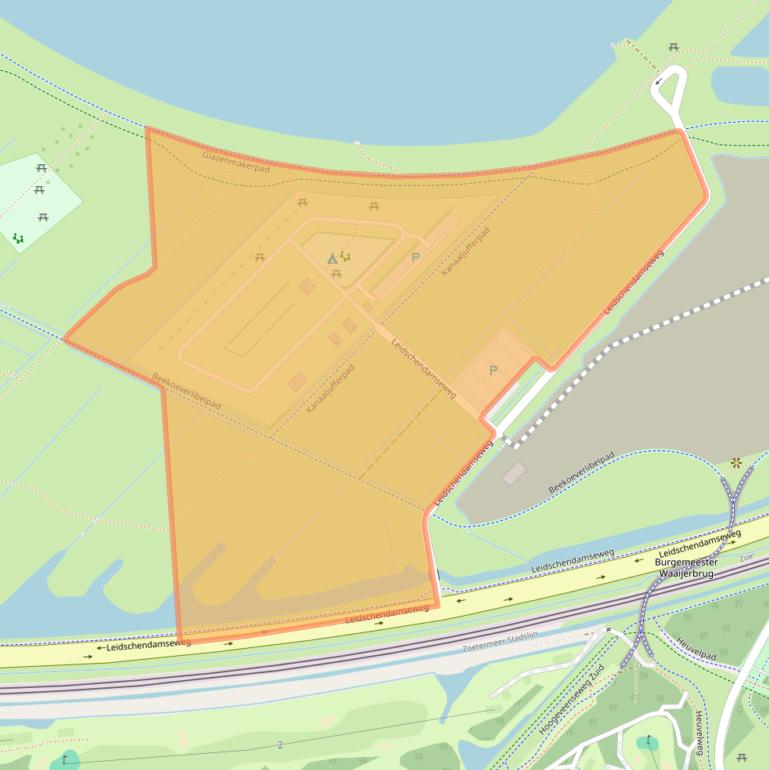 Kaart van postcodegebied 2716MA.