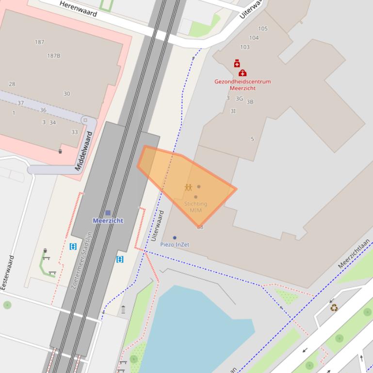 Kaart van postcodegebied 2716VC.