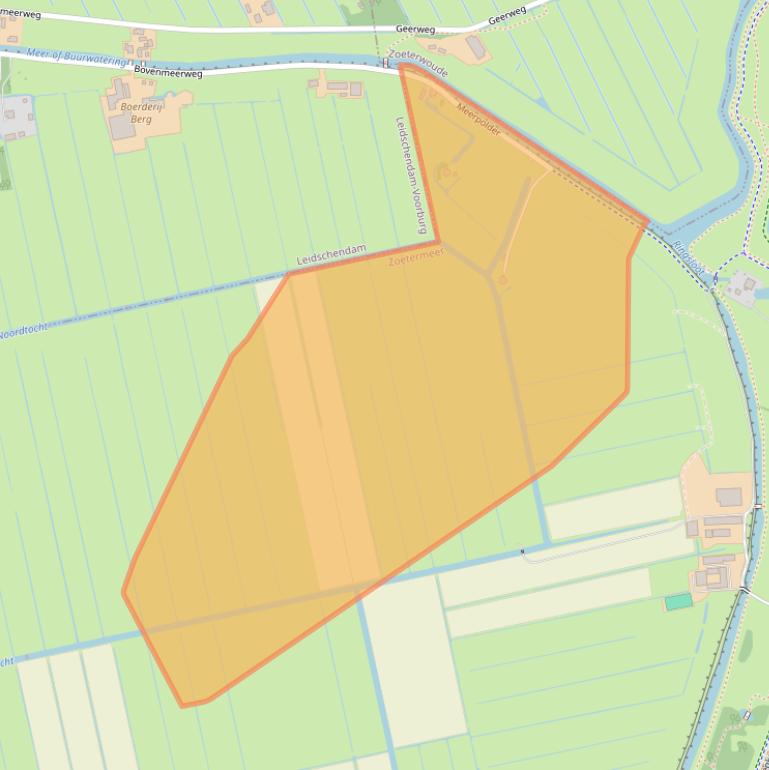 Kaart van postcodegebied 2717PC.