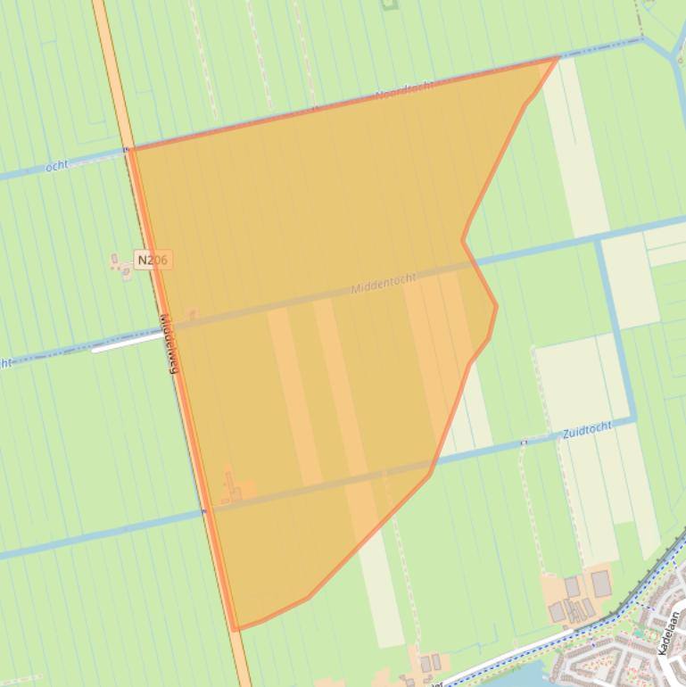 Kaart van postcodegebied 2717PD.