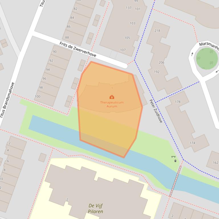 Kaart van postcodegebied 2717TP.