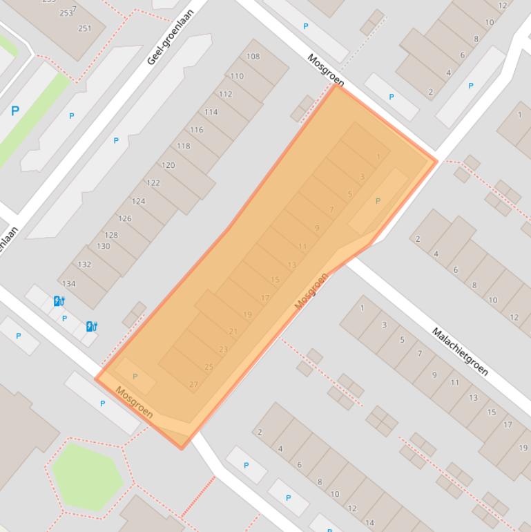 Kaart van postcodegebied 2718HD.