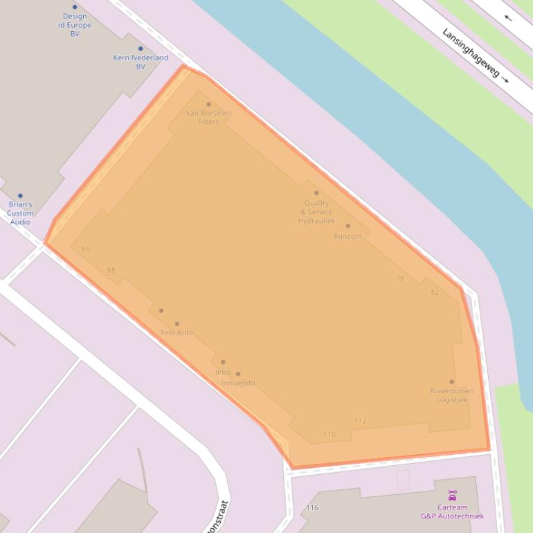 Kaart van postcodegebied 2718SN.