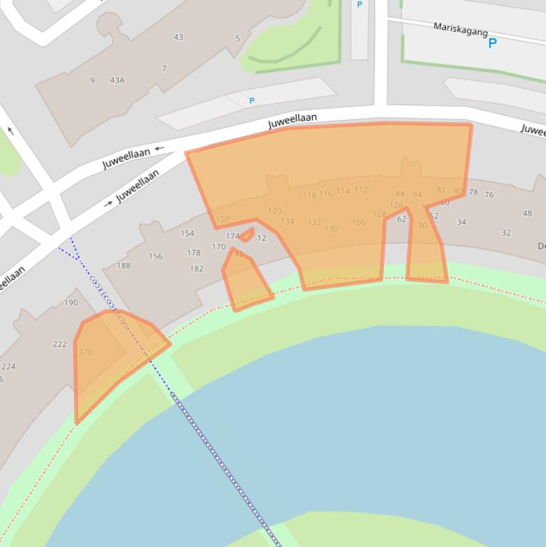 Kaart van postcodegebied 2719BH.