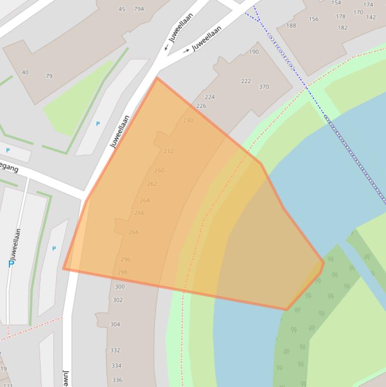 Kaart van postcodegebied 2719BK.