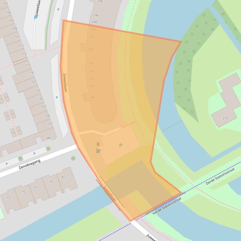 Kaart van postcodegebied 2719BL.