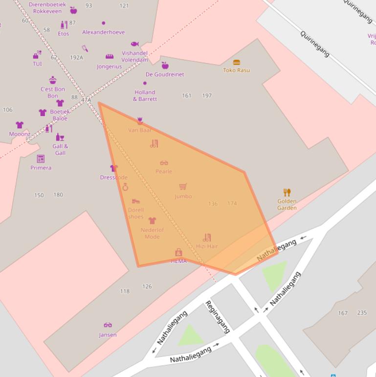 Kaart van postcodegebied 2719CK.