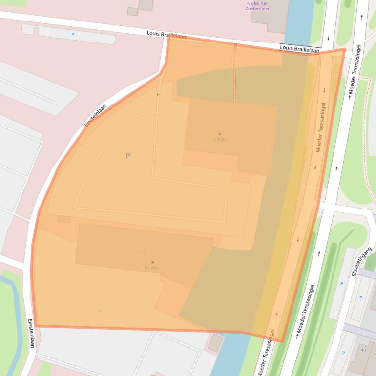 Kaart van postcodegebied 2719EP.