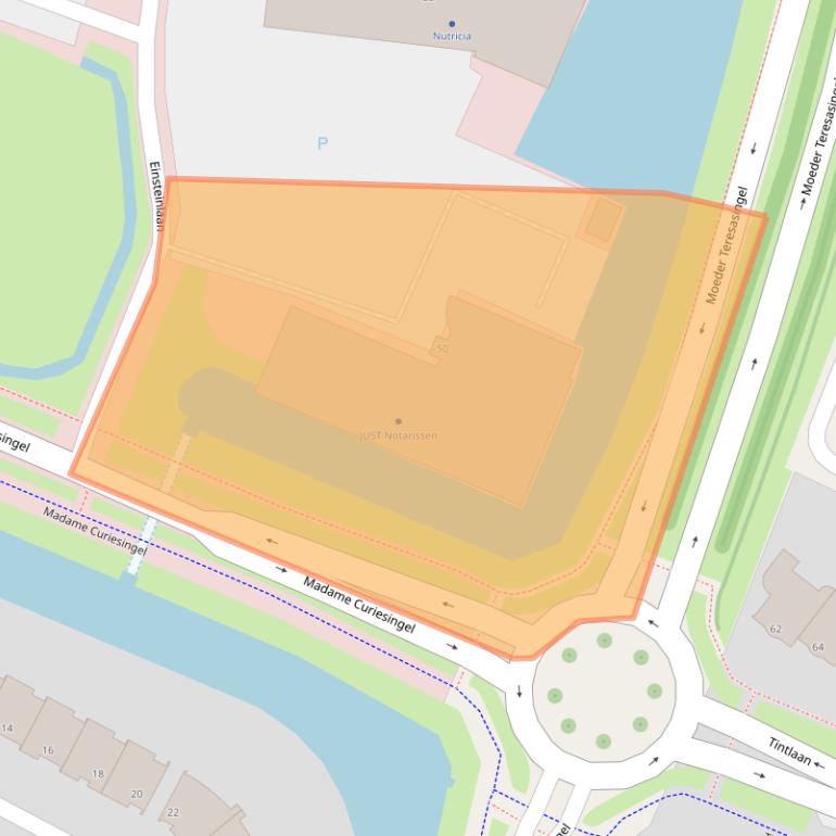 Kaart van postcodegebied 2719ER.