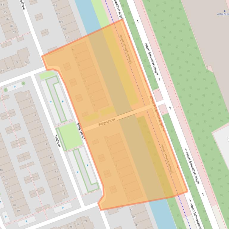 Kaart van postcodegebied 2719KG.