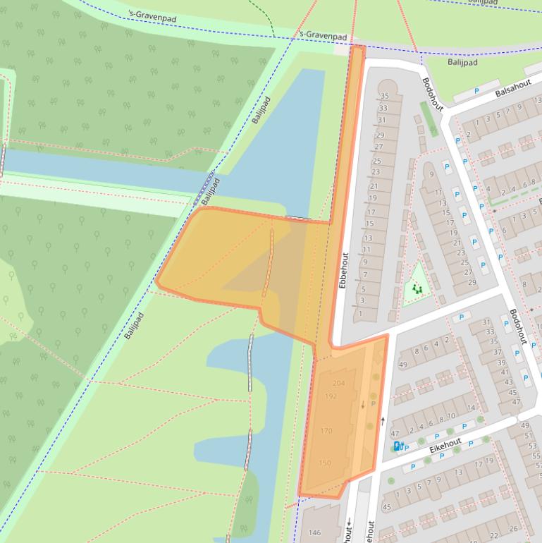 Kaart van postcodegebied 2719MG.