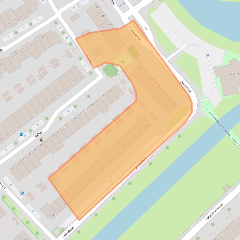 Kaart van postcodegebied 2719SC.