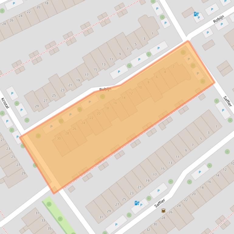 Kaart van postcodegebied 2719SK.