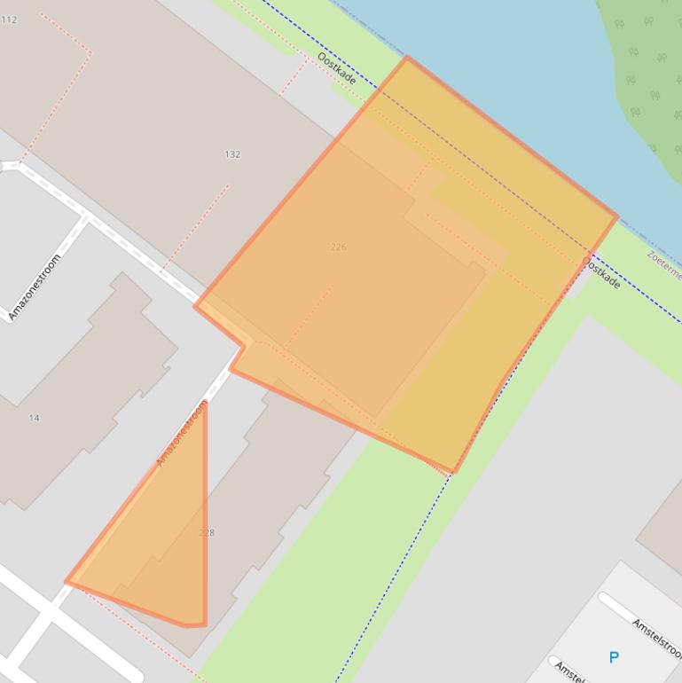 Kaart van postcodegebied 2721ER.