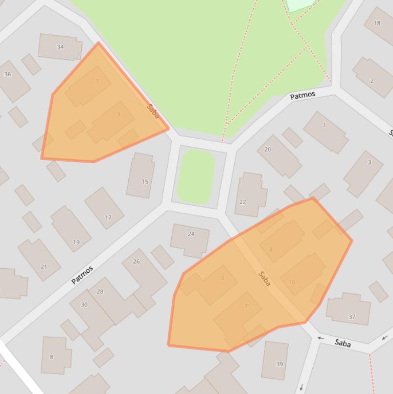 Kaart van postcodegebied 2721HV.