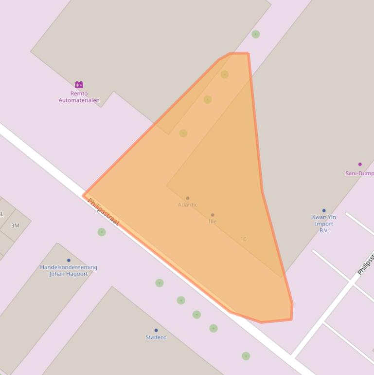 Kaart van postcodegebied 2722NB.