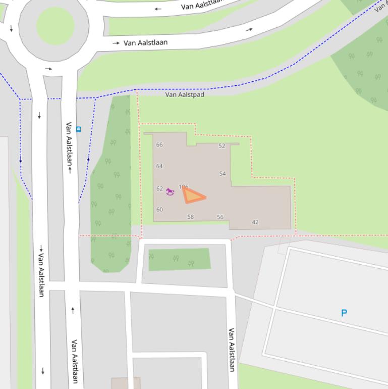 Kaart van postcodegebied 2722RV.