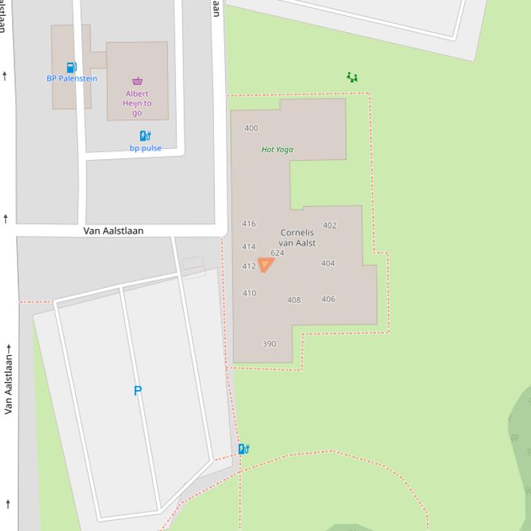 Kaart van postcodegebied 2722SJ.