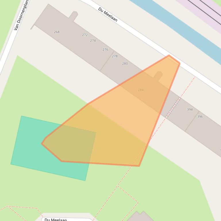 Kaart van postcodegebied 2722ZG.