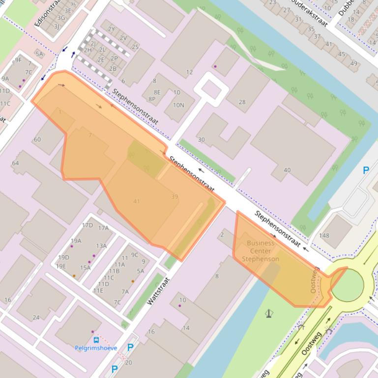 Kaart van postcodegebied 2723RM.