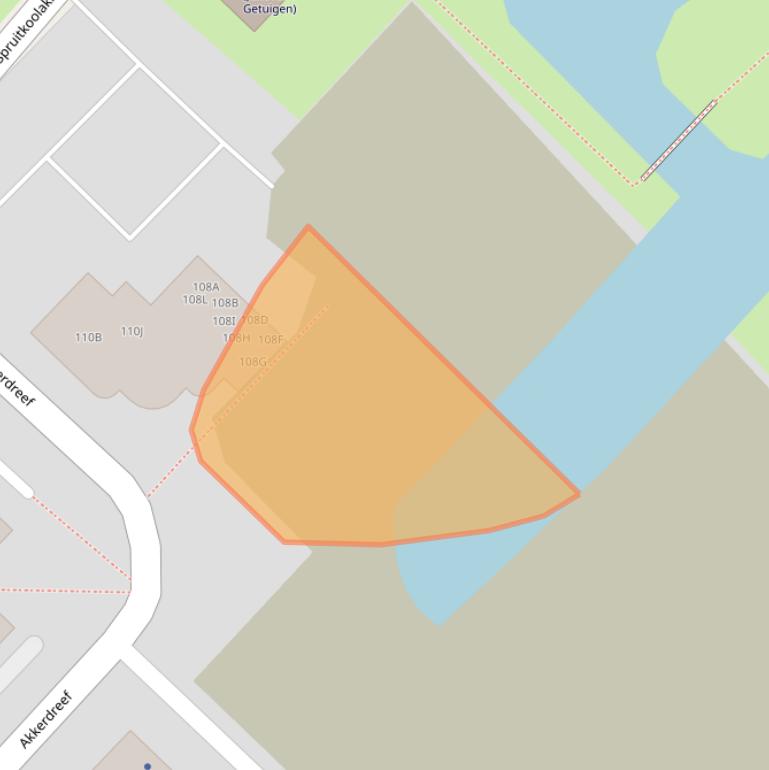 Kaart van postcodegebied 2723VL.