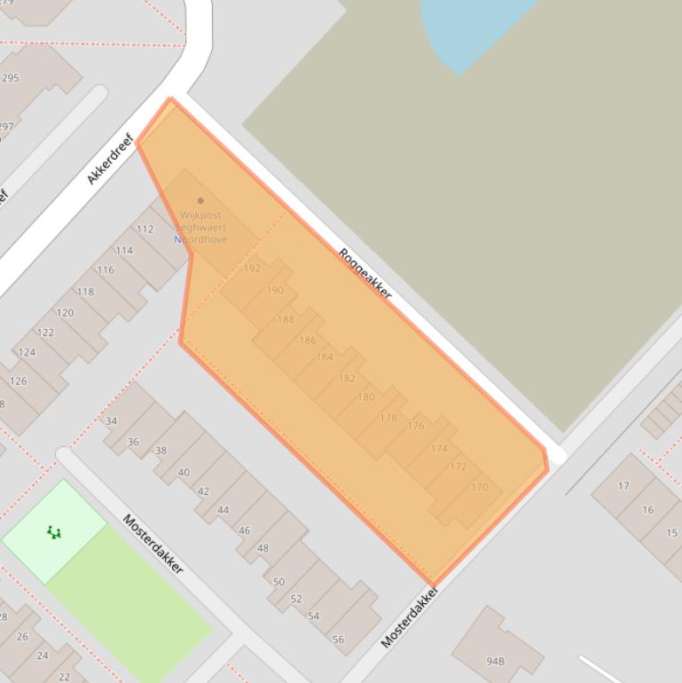 Kaart van postcodegebied 2723VR.