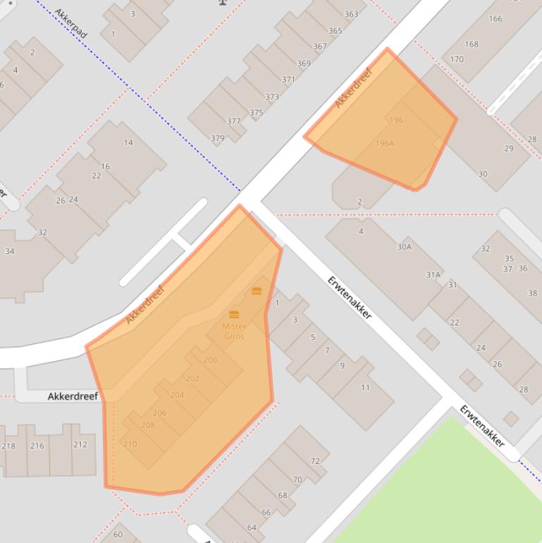 Kaart van postcodegebied 2723XM.