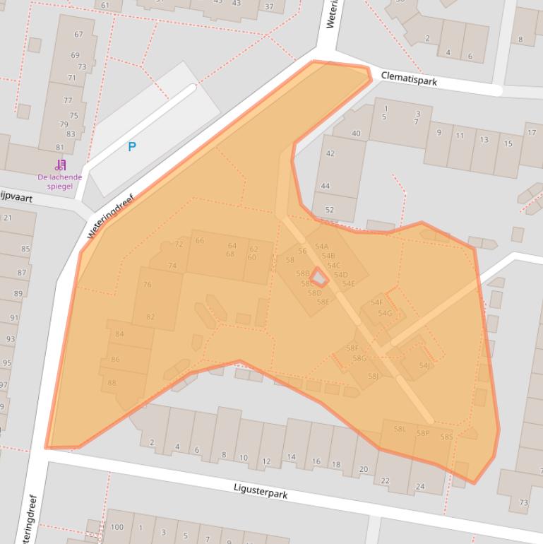 Kaart van postcodegebied 2724HB.