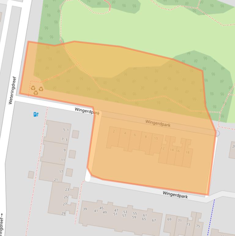 Kaart van postcodegebied 2724RD.