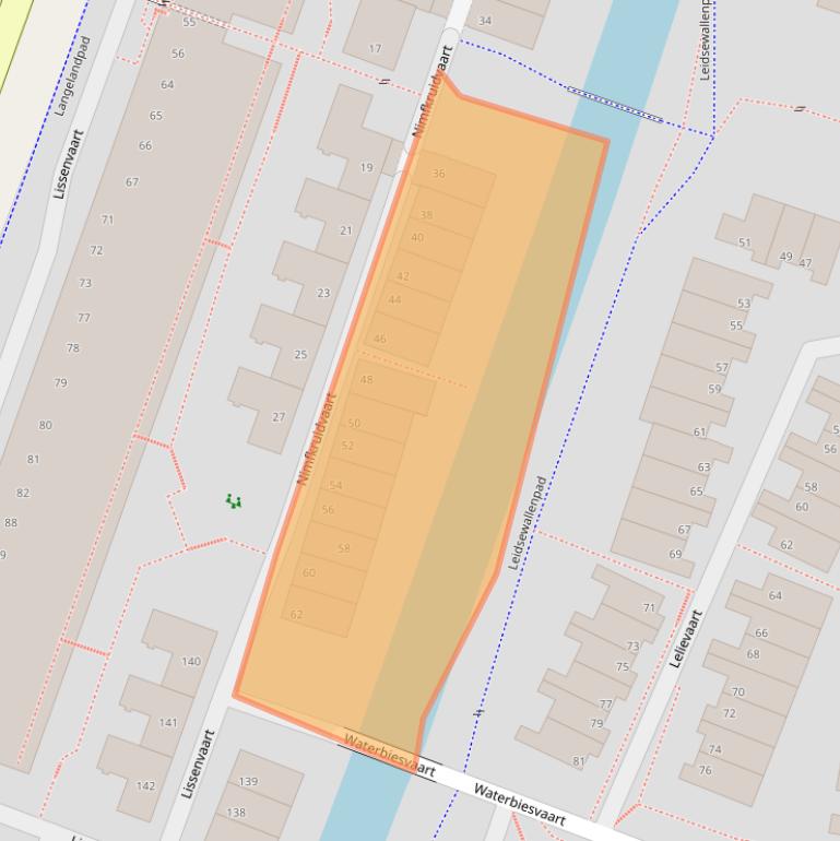 Kaart van postcodegebied 2724SV.