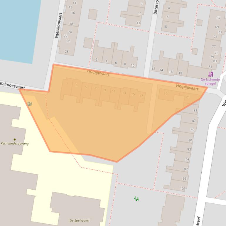 Kaart van postcodegebied 2724TP.