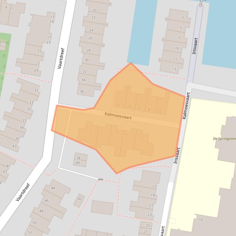 Kaart van postcodegebied 2724TV.