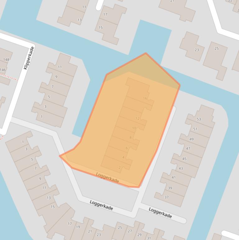 Kaart van postcodegebied 2725EM.