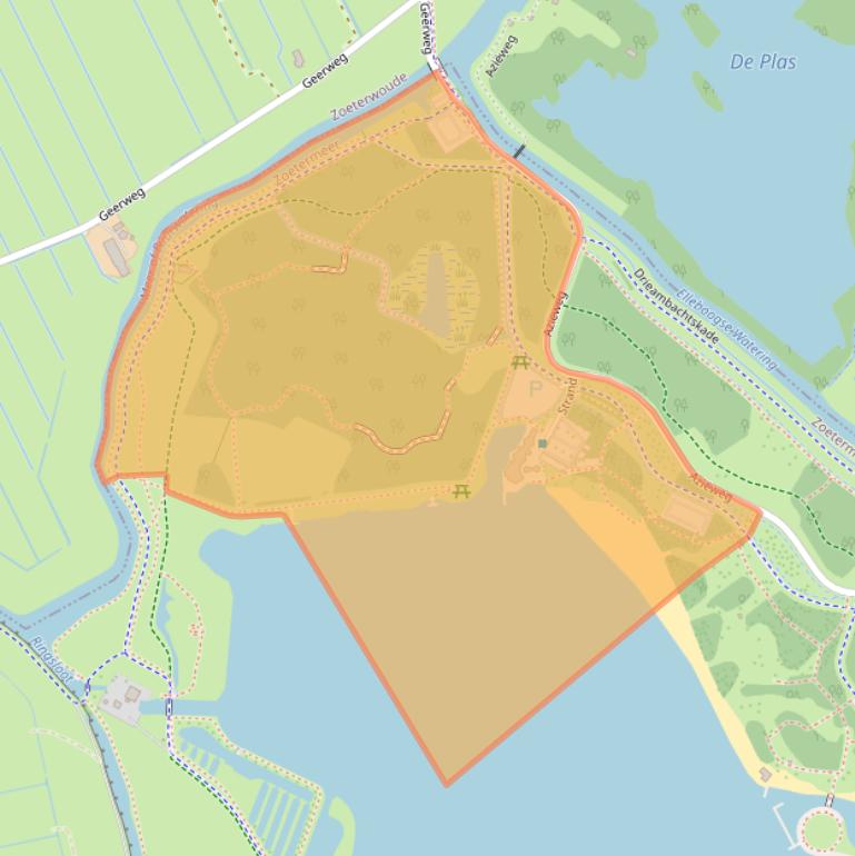 Kaart van postcodegebied 2725KA.