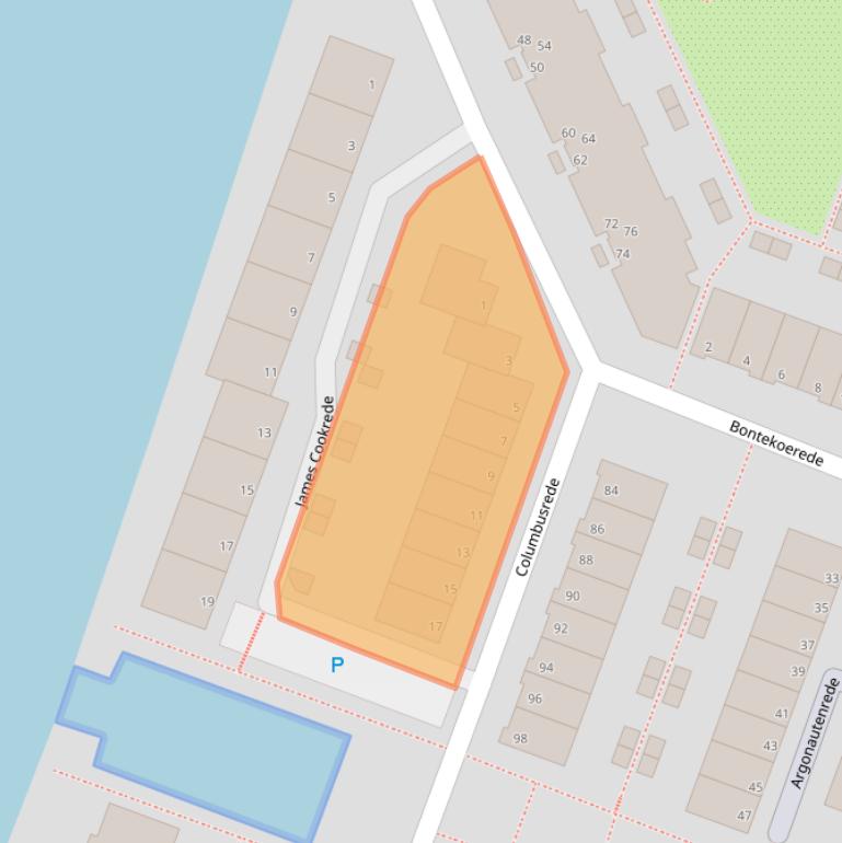 Kaart van postcodegebied 2725KL.